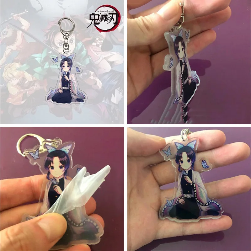 Hunter x Anime Figure Keychain Transparent Acrylic Car Key Chain Women Man Cortoon Ring Jewelry Child Bag Pendants | Украшения и