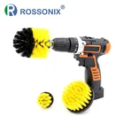 Щетка-скребок электрическая пластиковая круглая Чистящая Щетка, 3 шт.компл.