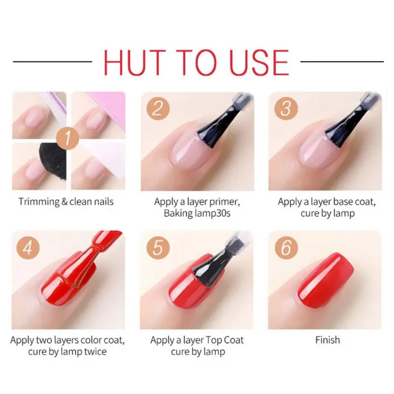 Стартовый набор для наращивания ногтей с УФ-светильник быстрого