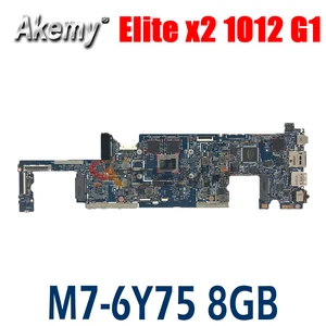 high quality 6050a2748801 mb a01 for hp elite x2 1012 g1 laptop motherboard m7 6y75 8gb ram 100 fully tested free global shipping