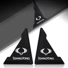 2 шт., наклейки на углы автомобильных дверей Ssangyong Rexton 2 Tivolan Musso Tivoli Kyron Actyon Sport Korando