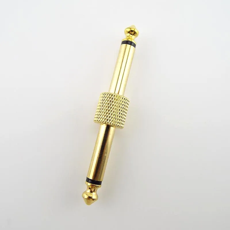 1/4inch 6.35mm Male Mono Plug Convert Instrument Connector Coulper Jack Interface Cable Adaptor Electric Pedal Board Accessories |