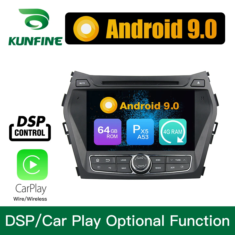 Android 9 0 Восьмиядерный 4 Гб ОЗУ 64 ПЗУ автомобильный DVD GPS мультимедийный плеер