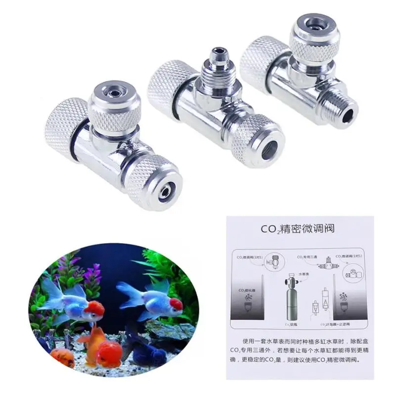 

CO2 игольчатый клапан для измерения давления, детали для самостоятельного выравнивания аквариума, 2 типа, диффузорная система W00-01A