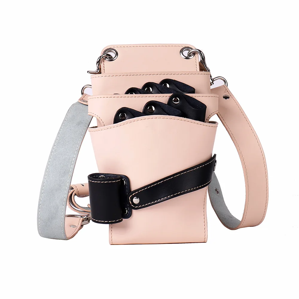 Кожаная сумка для парикмахерских ножниц домашних животных сбора инструментов 7