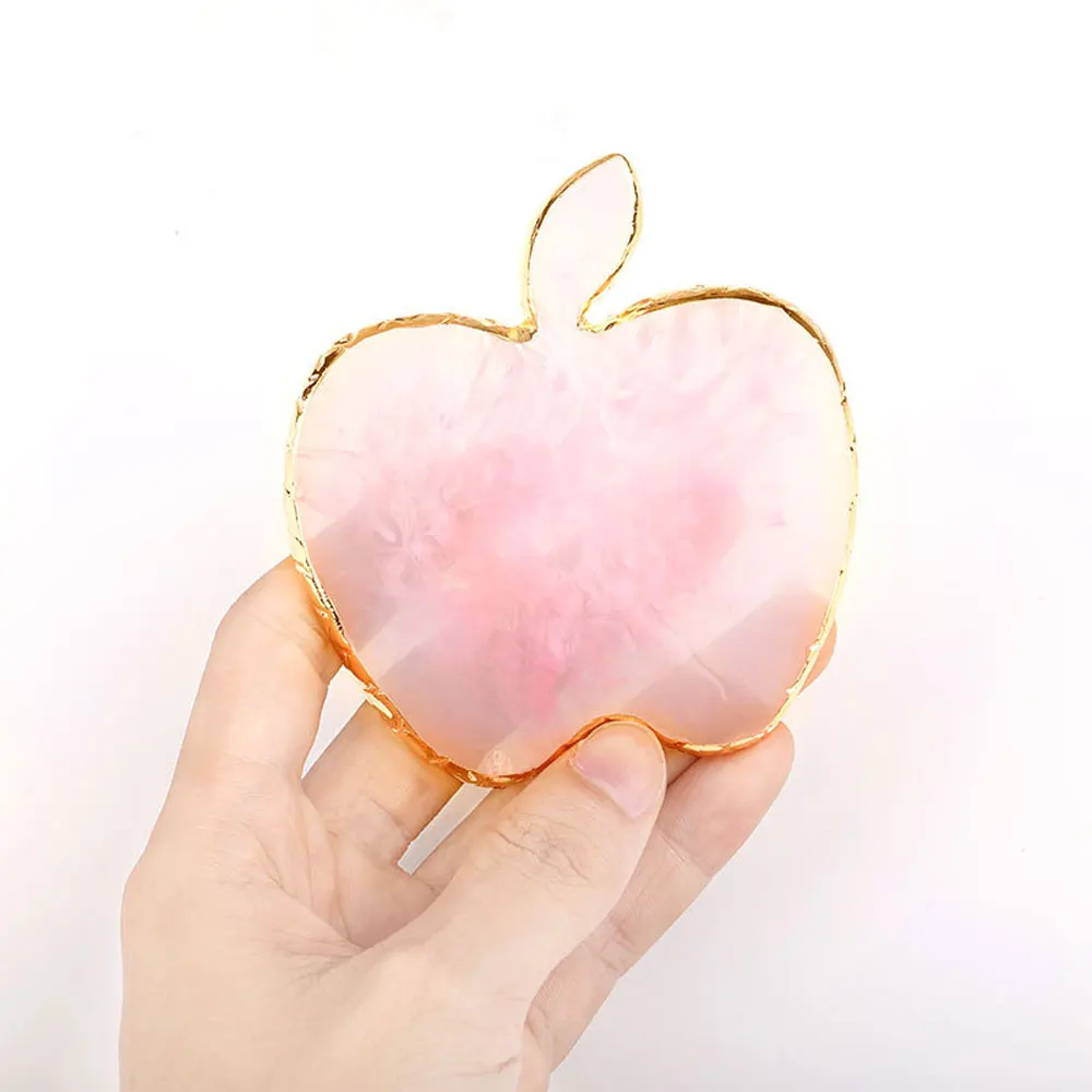 Apple Форма из смолы Палитра для ногтей декоративный поднос окрашенный органайзер