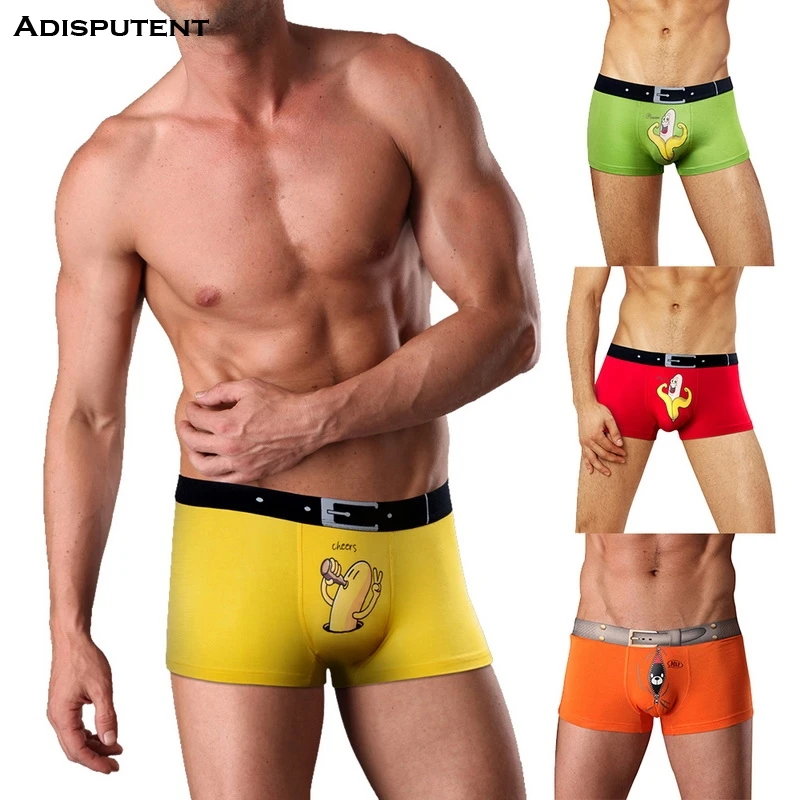 Дропшиппинг Adisputent мужские женские Модальные мягкие боксеры трусы мультяшный