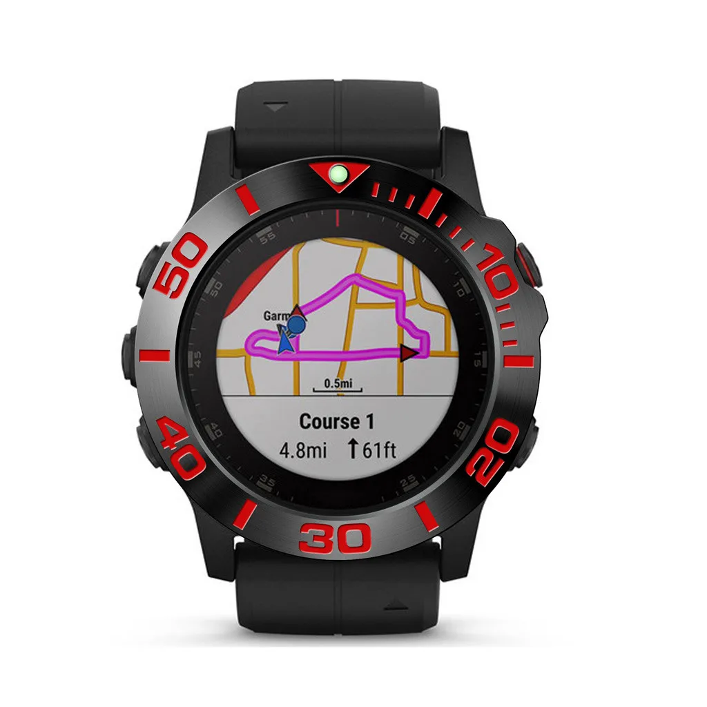 Брендовый чехол для смарт-часов Garmin Fenix 5X Plus металлический с кольцом часов защита