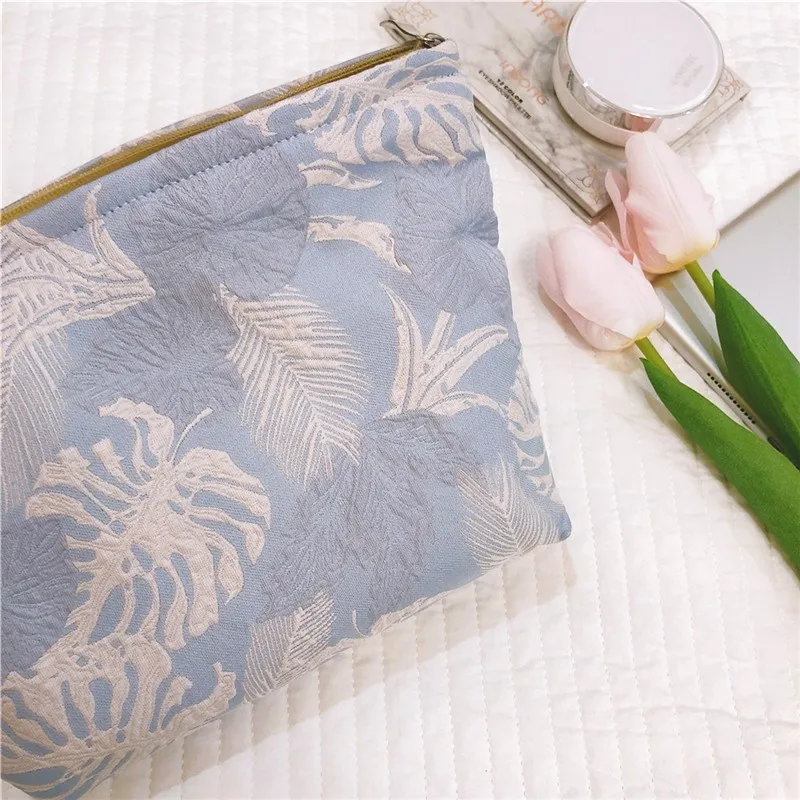 

PURDORED 1 Pc Women Elephant Cosmetic Bag Organizer for Handbag Canvas Practical Leisure Clutch Zipper Large Makeup Storage Bag