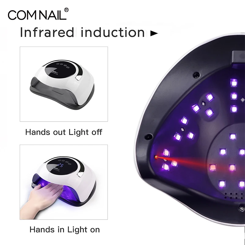 120 Вт Сушилка для ногтей питьевой лампы без ослепительно солнечного света