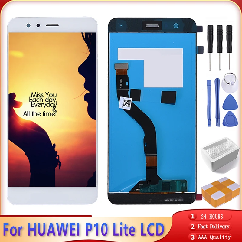 Оригинальный сменный ЖК дисплей 5 2 дюйма для HUAWEI P10 Lite модуль дисплея с сенсорным