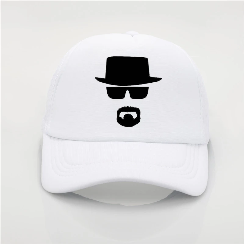 Модная шапка с сеткой Heisenberg с принтом бейсбольная кепка для мужчин wo мужская летняя трендовая Кепка новая молодежная Джокер Солнцезащитная шляпа пляжный козырек шляпа - Цвет: Темно-серый