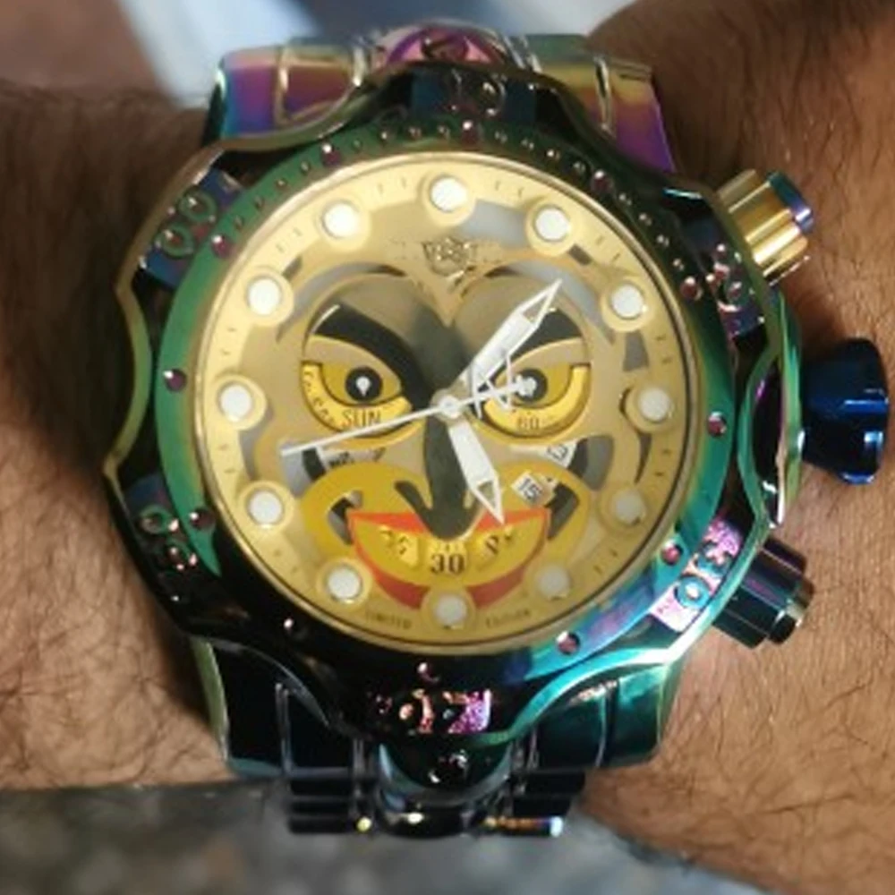 

2021 New INVICTO Top Quality Men Quartz Watches Undefeated Invincible Joker AAA Original Watch Reloj De Hombre For Dropshipping