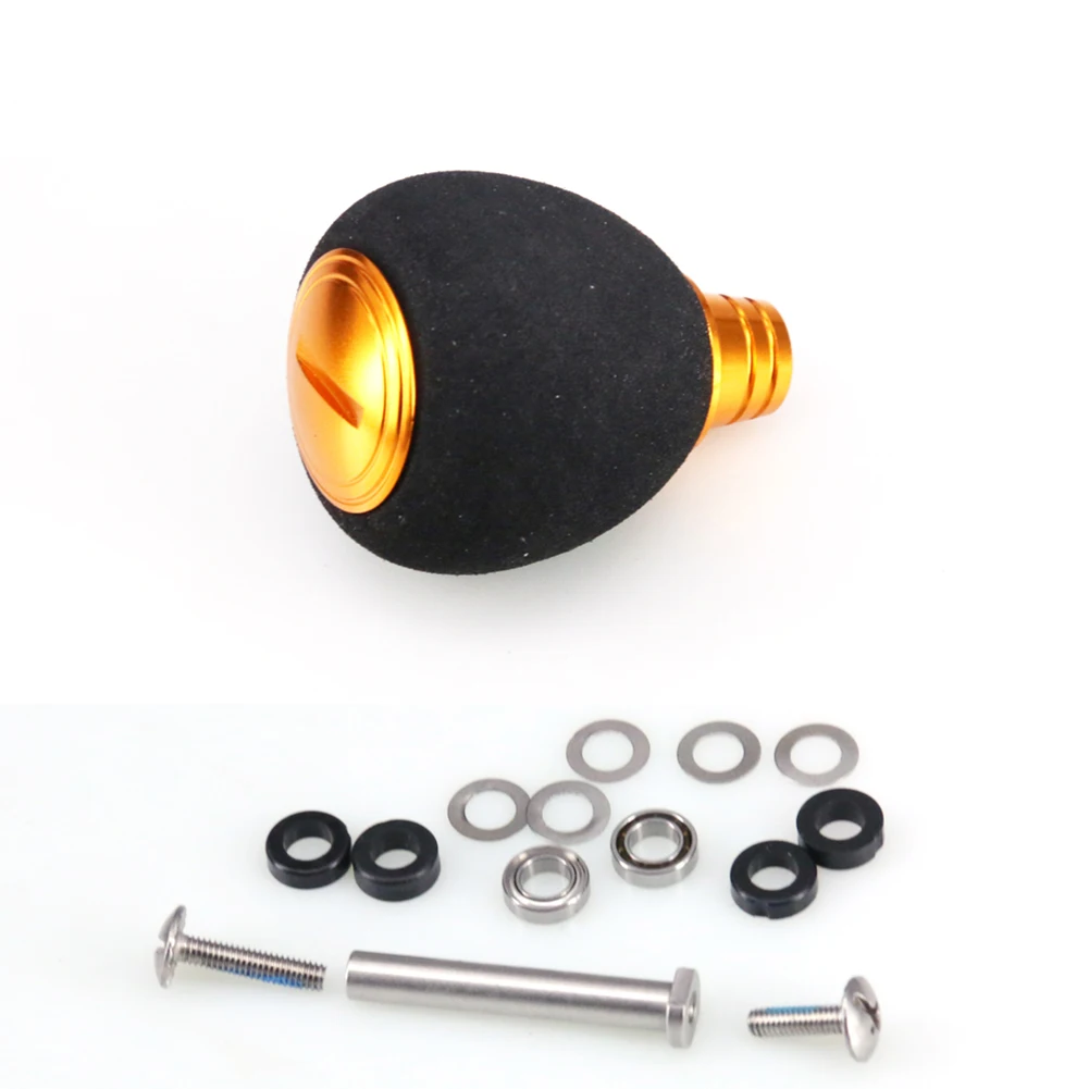 

Deukio Ball Knob Power Handle For Fishing Baitcasting Reel Replacement Knob Gear Anti-corrosion Baitcasting Reel Ball Bearing