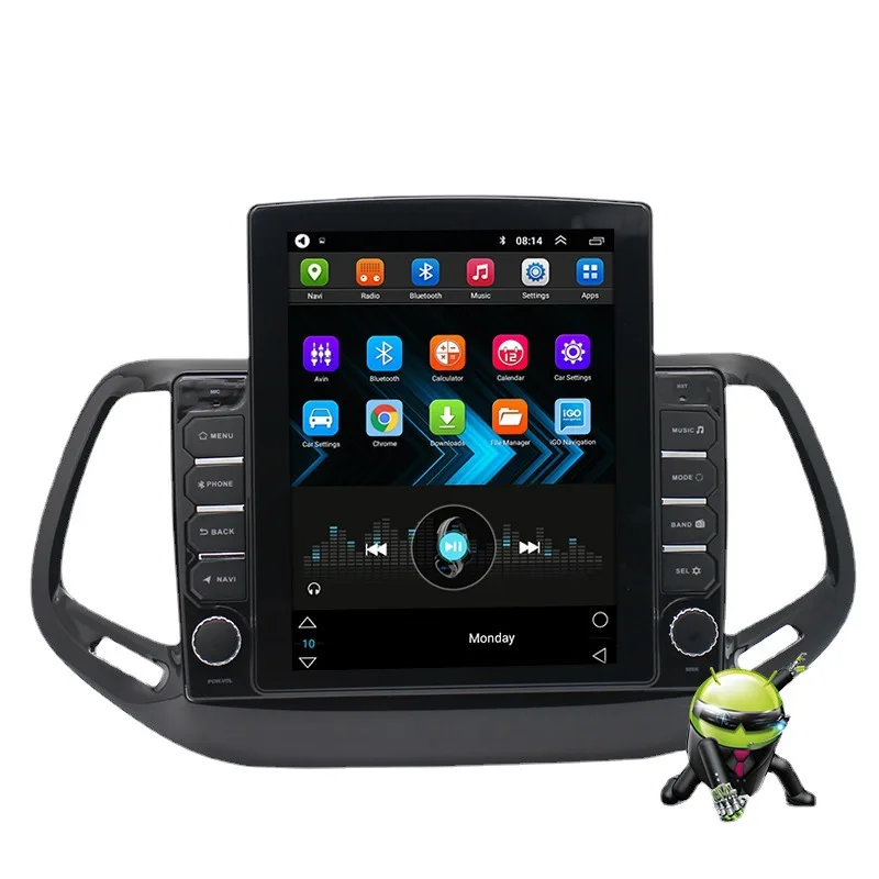 Автомобильный GPS-навигатор в стиле Tesla на Android для JEEP COMPASS 2016 автомобильное радио