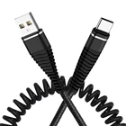 Кабель Micro USB Type-C, выдвижной пружинный кабель для Huawei Mate 30 P30 P20 Lite 2.1A, кабель для быстрой зарядки и передачи данных, провод, шнур, адаптер