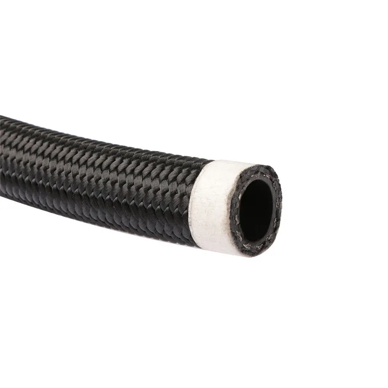 2 м шланг подачи топлива AN4 AN6 AN8 AN10 Нержавеющая сталь Плетеный PTFE тормоза