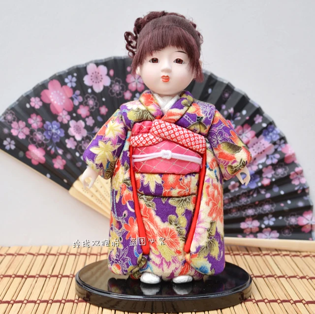 22 24 см японские куклы ичимацу клетчатые человеческая фигура японская кукла гейша