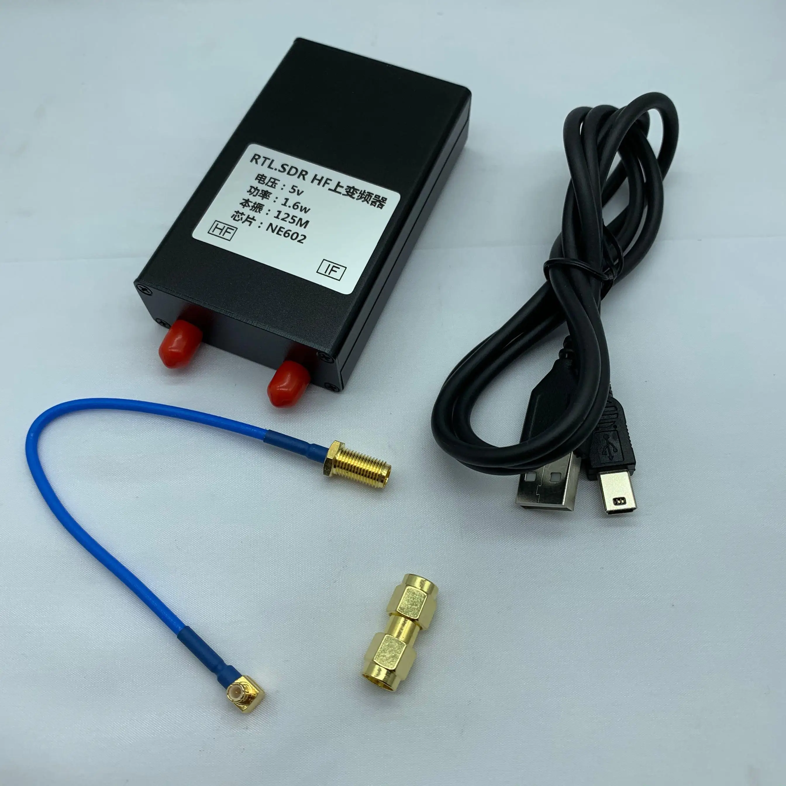 150K 30MHZ HF Upconverter для RTL2383U SDR приемника с алюминиевым чехлом|Аксессуары наушников| |