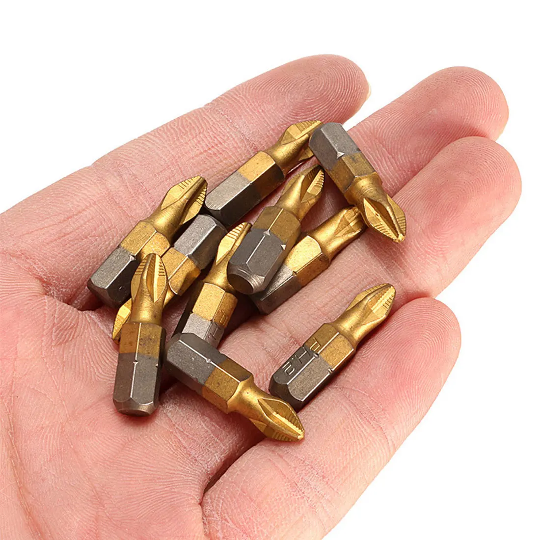 

Screwdriver Bit Anti Skid Drill Bit Electric Hexagonal Shank With Magnetic Tip Titanium Coated PH2 Screwdriver 25/50 mm