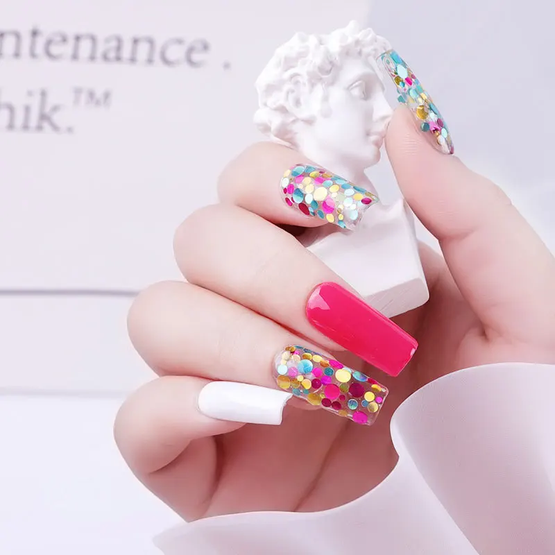 6 коробок/набор блестящая пудра в горошек | Красота и здоровье