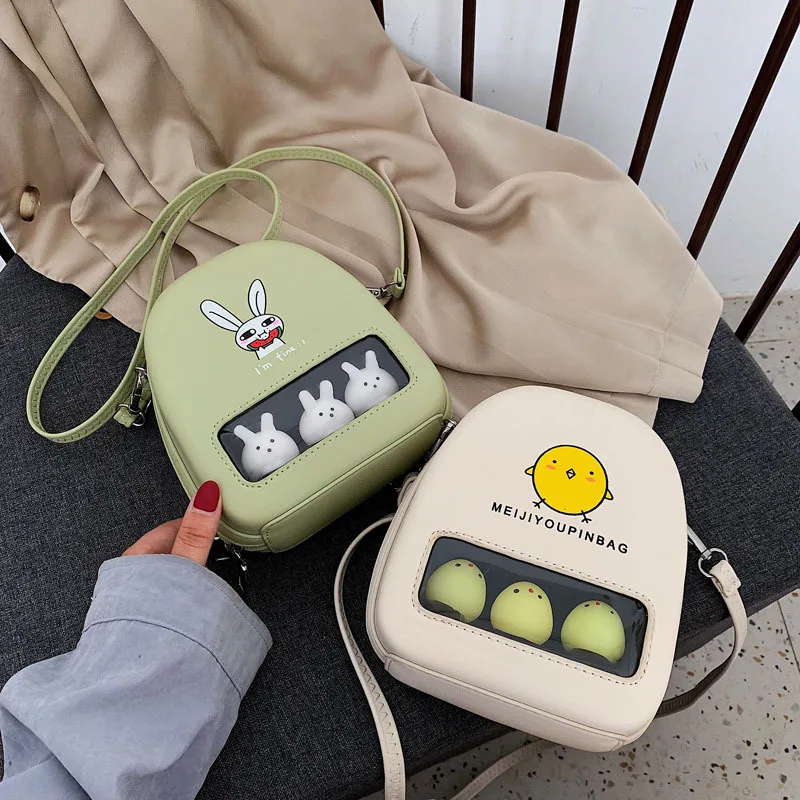 Милая Маленькая женская сумка 2019 новая волна модная мультяшная дикая через плечо