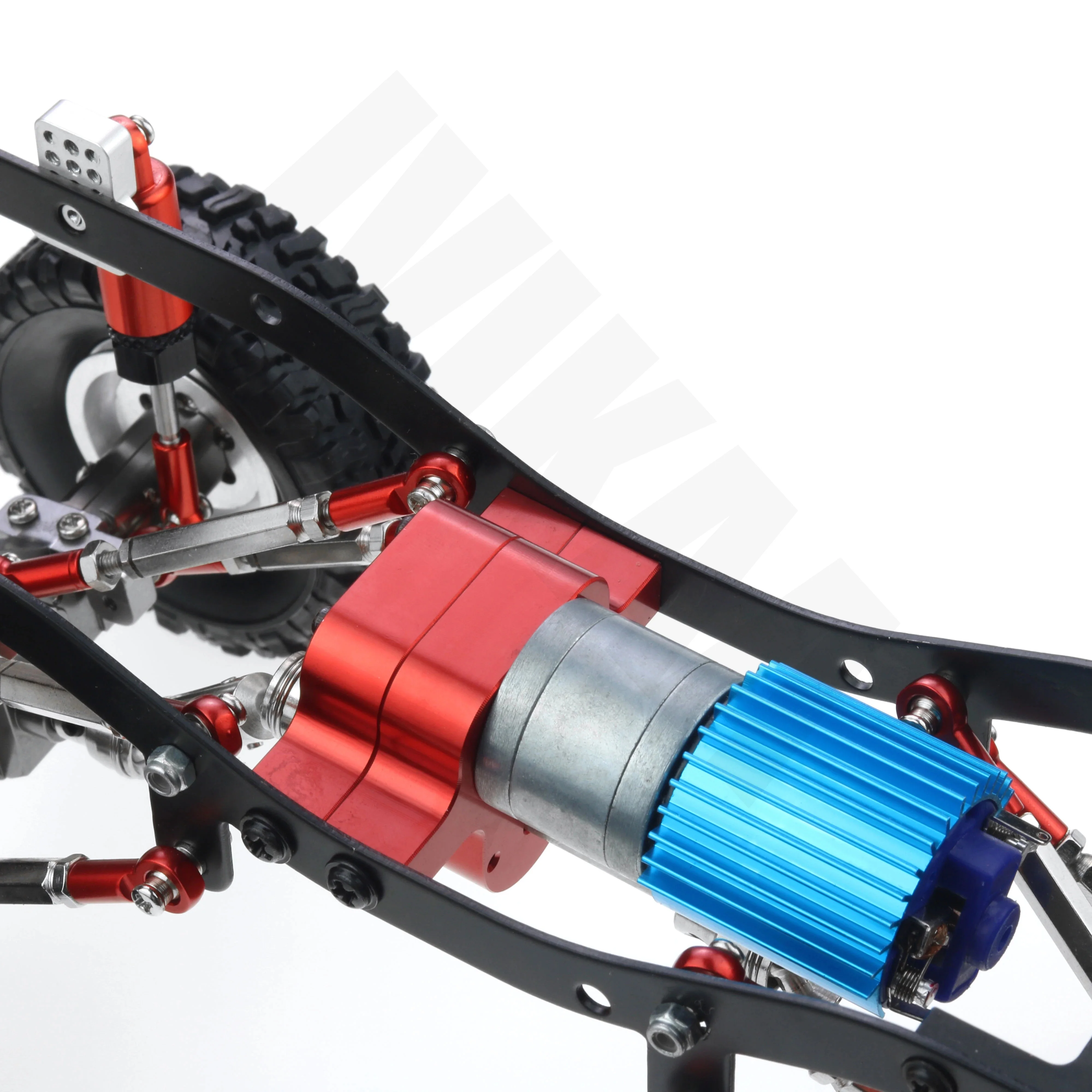 Caja de cambios de Metal 370, Motor de cepillo con eje de transmisi&oacute;n para WPL C14 C24 B24 B36 MN D90 MN99S RC, actualizaci&oacute;n de coche, accesorios-5