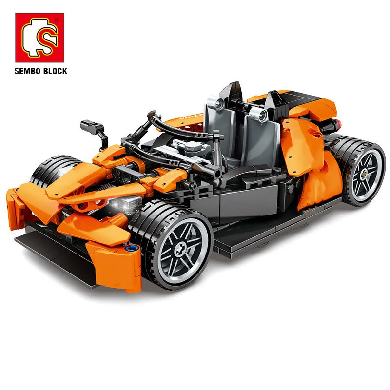 SEMBO блок автомобиль откатная машина игрушки для мальчиков строительные блоки