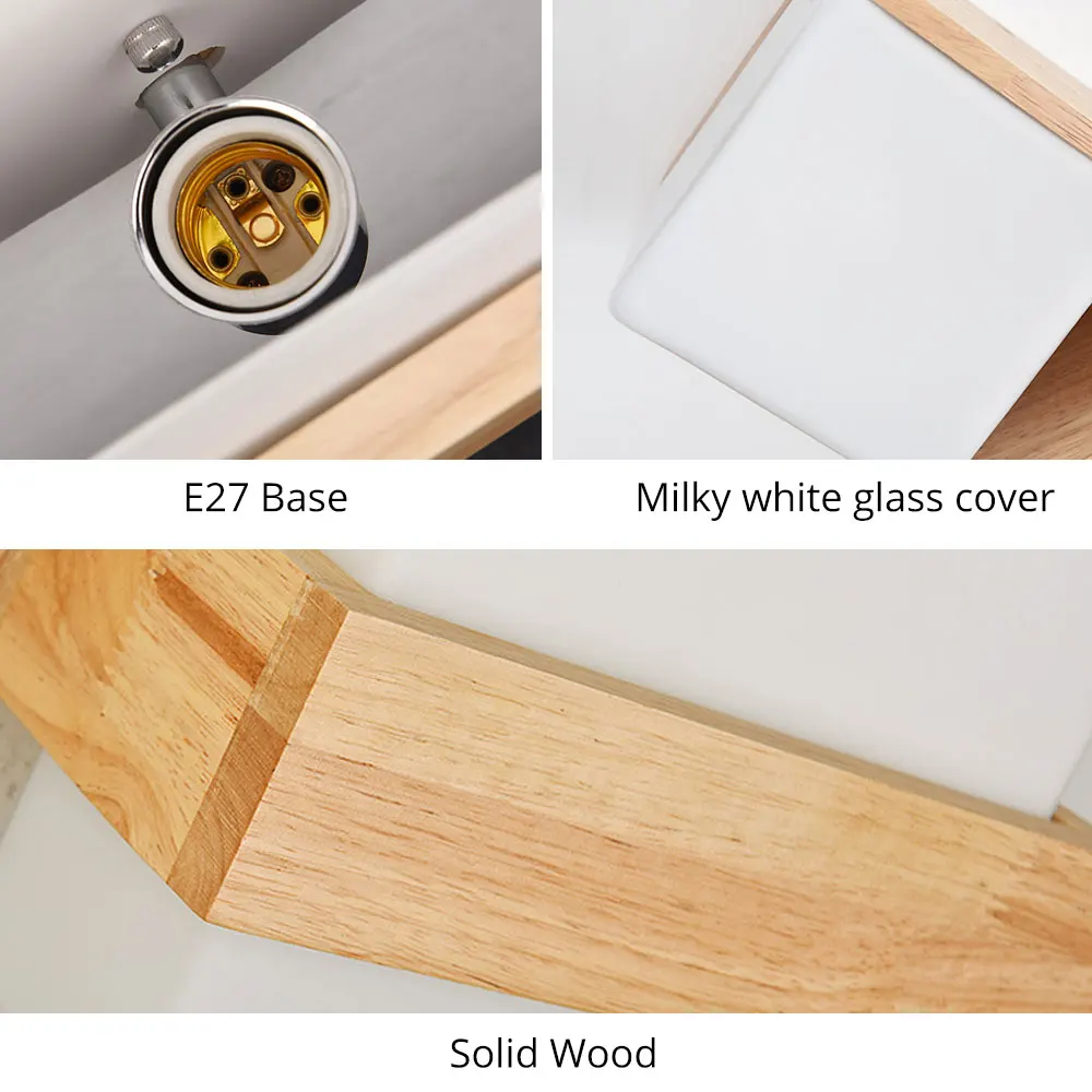 Светодиодсветодиодный Настенные светильники E27 современный деревянный