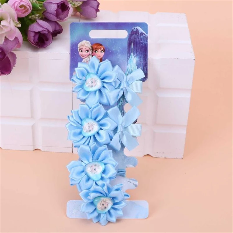 Заколка для волос Холодное сердце из мультфильма Disney аксессуары кукол Эльзы