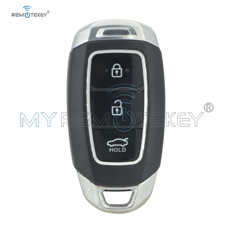 Умный чехол для автомобильного ключа Remtekey с 3 кнопками Hyundai Accent 2018 Сменный Чехол