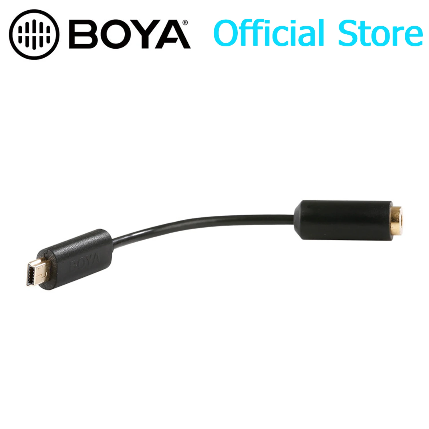 BOYA BY-GOC 3.5 mm Microphone Cable Convertor Adapter for BY-LM20 or DSLR Cameras GoPro Hero 3 4 | Электроника