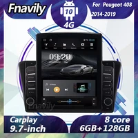 fnavily 9 7%e2%80%9c android 10 car radio for peugeot 408 video navigation dvd player car stereos audio gps dsp bt wifi 4g 2014 2019