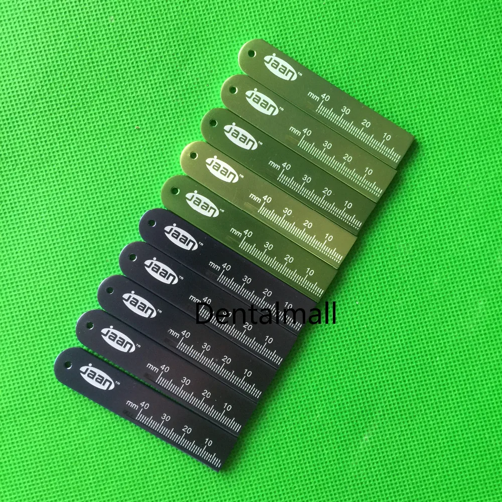10pcs/set Dental ALUMINIUM Endodontic Endo Rulers Span Measure Scale | Красота и здоровье