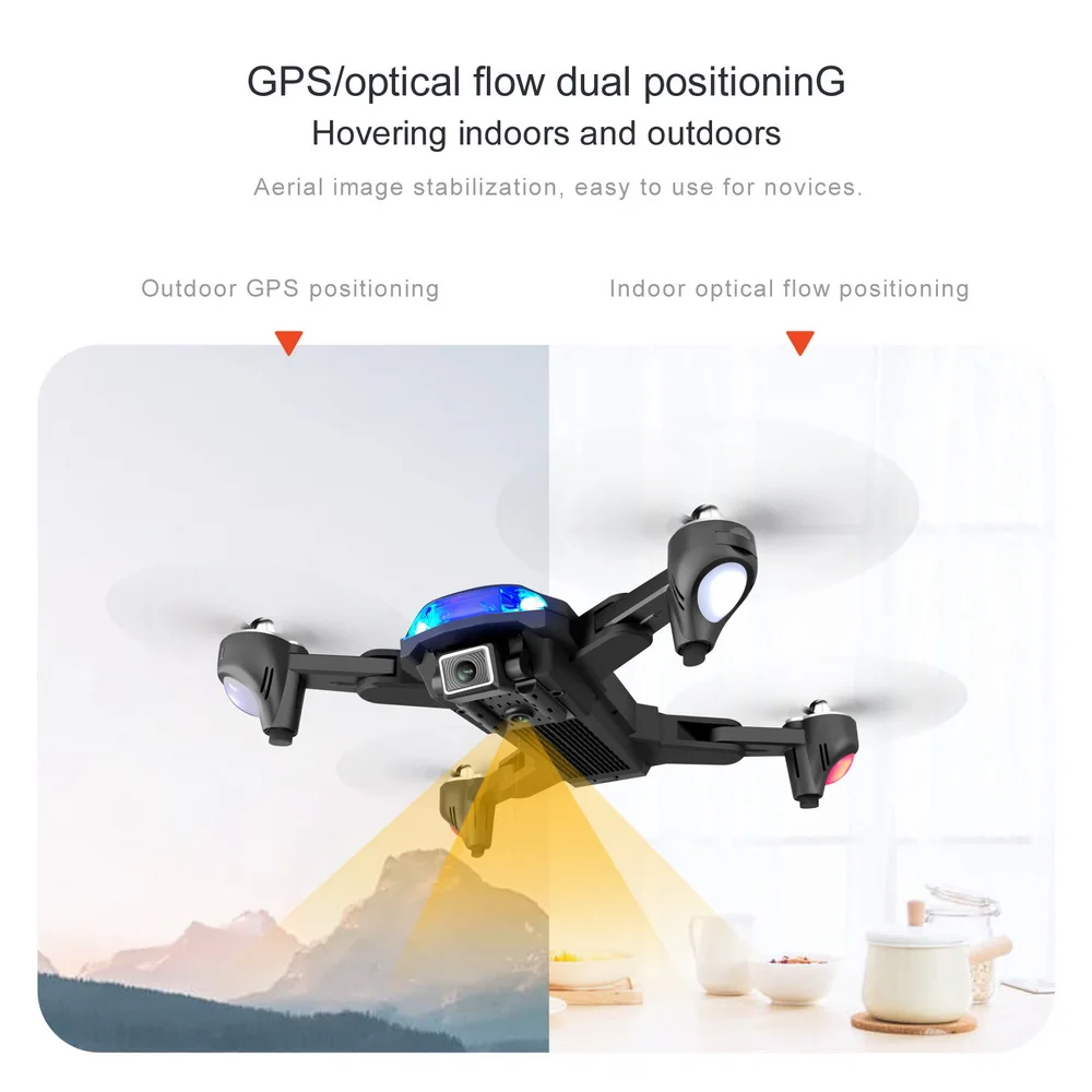 Новинка Дрон X7GW 4k Профессиональный GPS позиционирование 5G WIFI Lmage передача