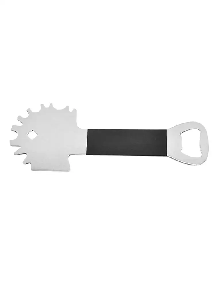 

Grill Scraper Tool Stainless Steel Grill Grate Cleaner Safe Barbeque Cleaning Tools With Bottle Opener Durable Camping BBQ Grill