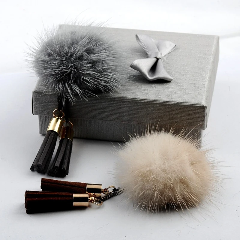 Новинка меховой брошь из шариков для женщин в Корейском стиле бриллиантовые