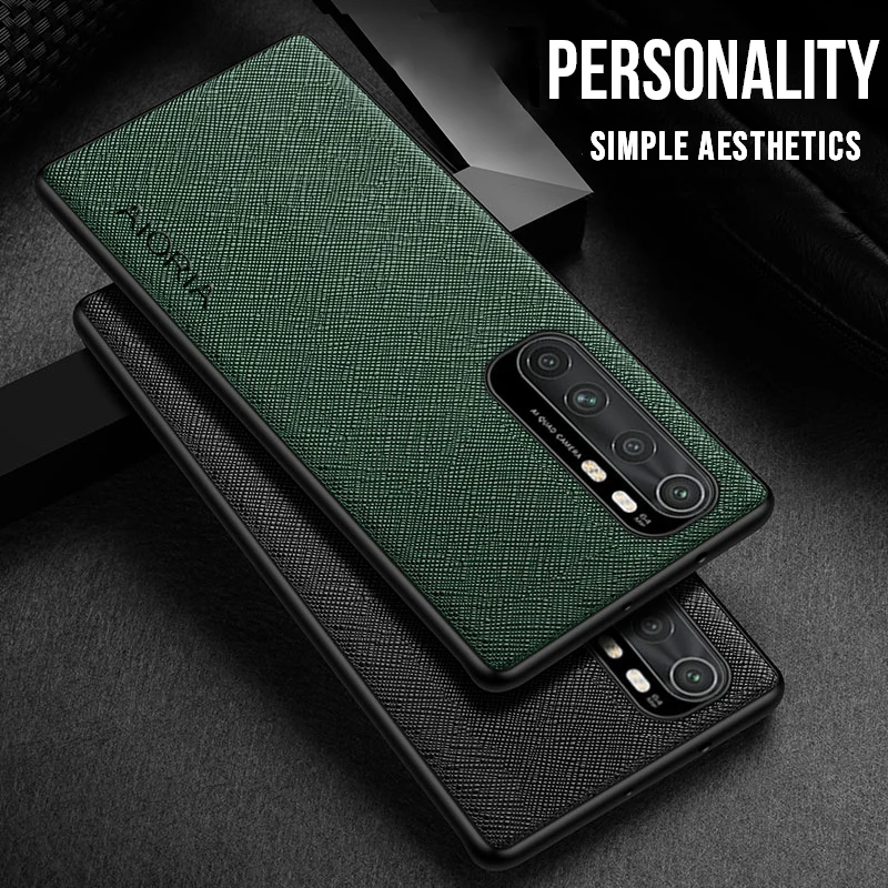 

Case For XiaoMi Mi 8 9 9T 10 SE Lite Pro PU Leather Cases TPU Around Edge Business High Quality Back Cover
