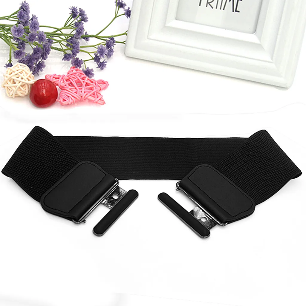 Женский ремень с пряжкой женский модный пояс широкий эластичный для платьев