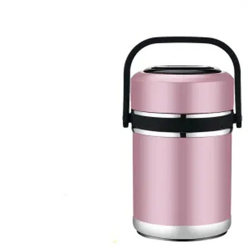 

Длинный изоляционный Ланч-бокс, двойной, трехуровневый, для студентов, большая емкость из нержавеющей стали, ведро для взрослых, пищевой кон...