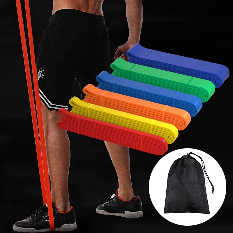 6 видов цветов Йога Эспандеры резиновые домашние открытый Пилатес спортивные