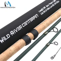 maximumcatch 13ft 46sec centerpin fishing rod lure weight 18 12oz wild river salmon steelhead float center pin fishing rod