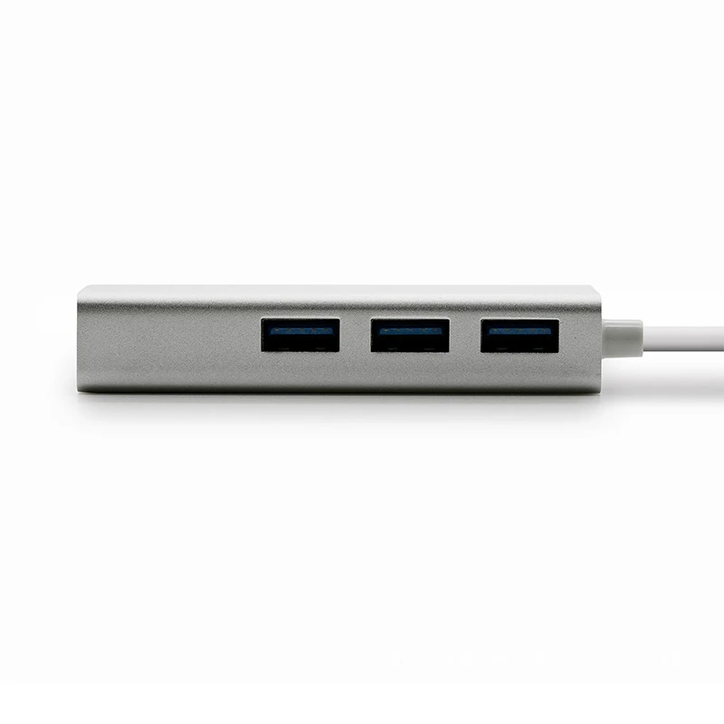 USB Type C концентратор для Rj45 1000M Gigabite Ethernet 3 0 до 5 Гбит/с скорости Алюминиевый сплав
