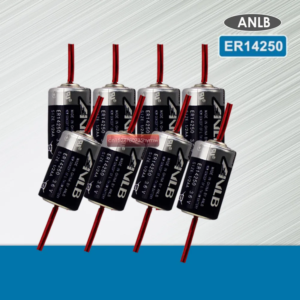8 шт ANLB ER14250 ER 14250 CR14250SL 1/2 AA 1/2AA 3 6 V 1200mAh PLC промышленная литиевая батарея с
