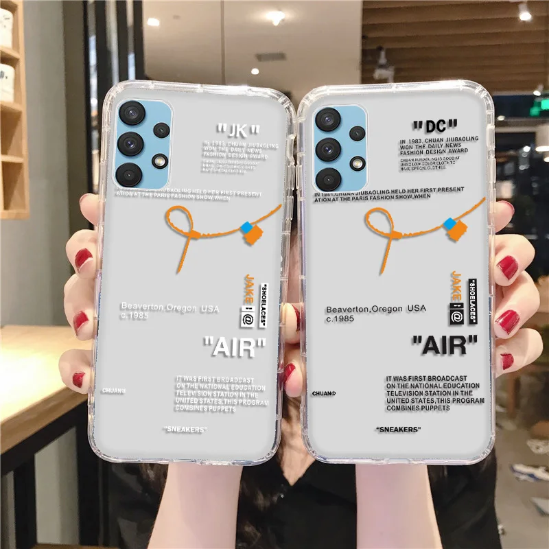 

A32 Case Clear Silicone TPU For Samsung Note 20 Ultra S21 FE S20 S10 Plus A51 A52 A71 A70 A31 A82 A72 A42 A21S A30 A20 A12 Cover
