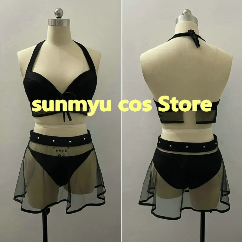 

Kantai Collection Kankore Suzutsuki swimming suit with head band Cosplay Costume,Custom Size Customize Halloween