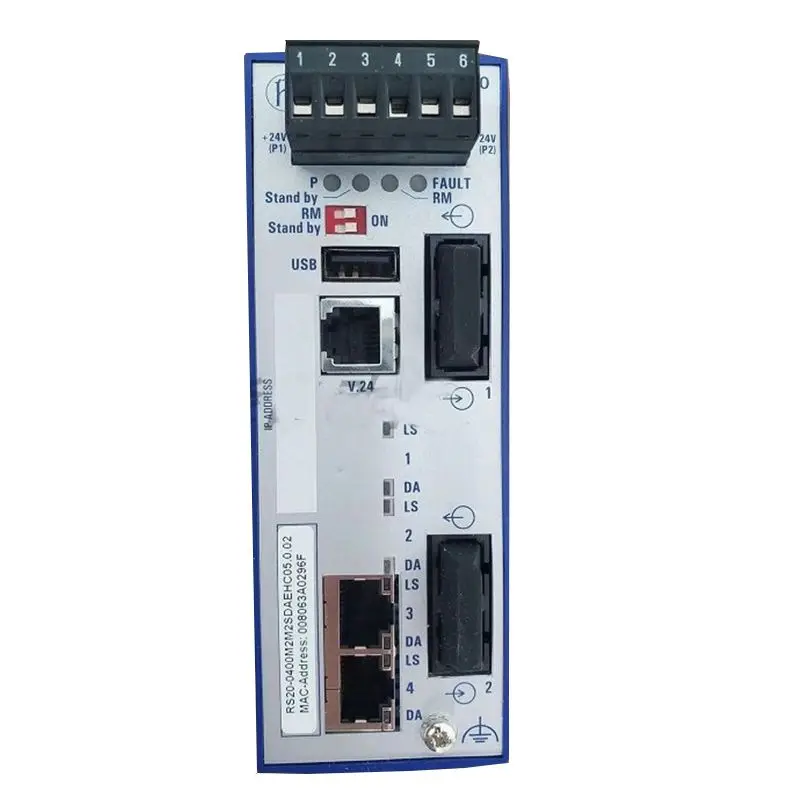 

New In Box Hirschmann RS20-0400M2M2SDAEHC Rail Switch