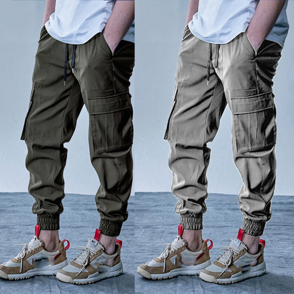 

Men Tactical Cargo Pants Harajuku Joggers Harem Hip Hop Sweatpant Trousers