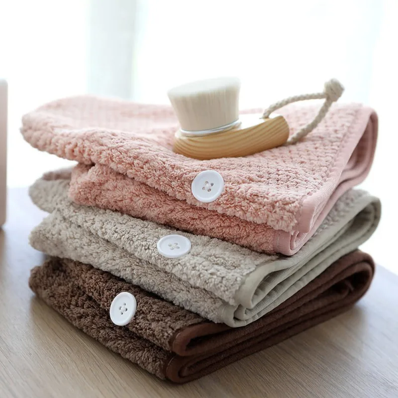 100% Cotton Magic Microfiber Hair Fast Drying Dryer Towel Bath Wrap Hat Quick Cap Turban Dry Turbie Drop | Дом и сад