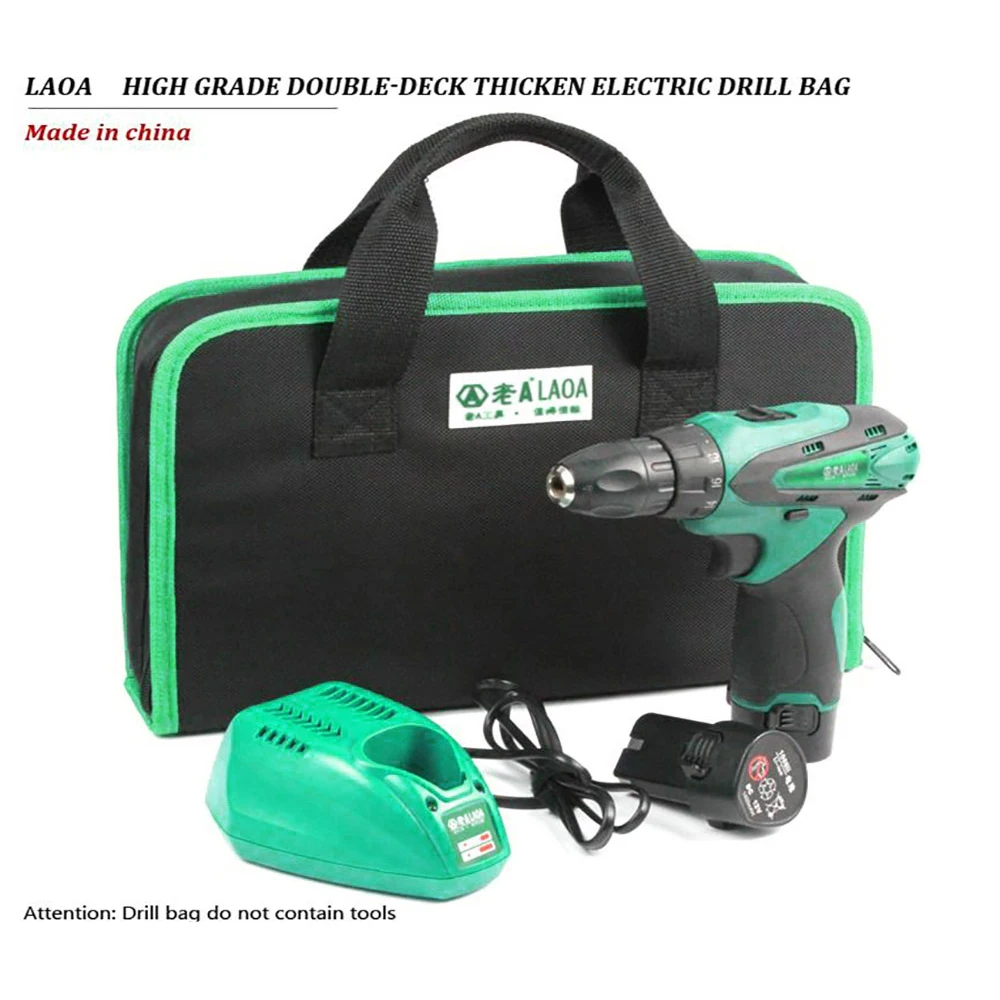 LAOA литиевая электродрель Сумки из натуральной кожи сумки для инструментов